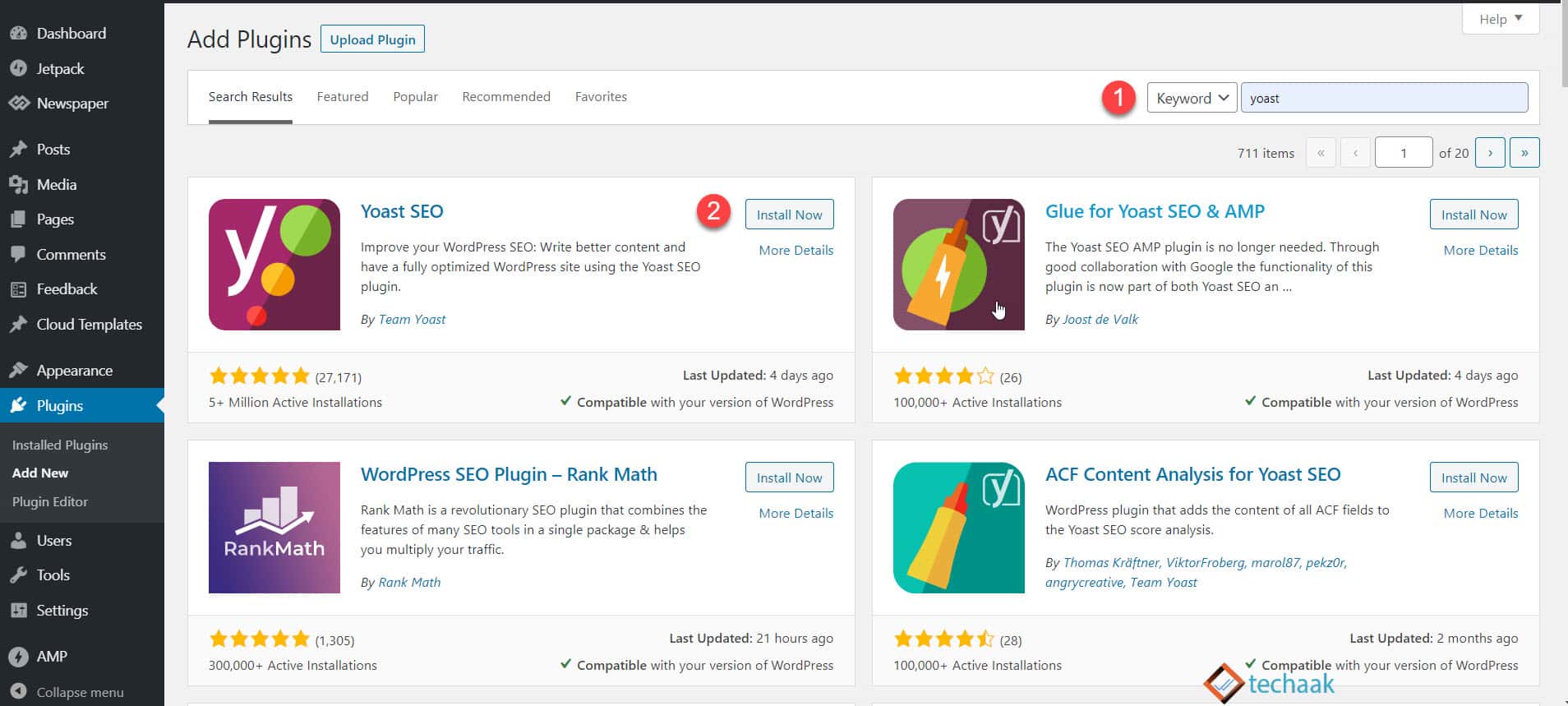 Install the Plugin from WordPress Plugin