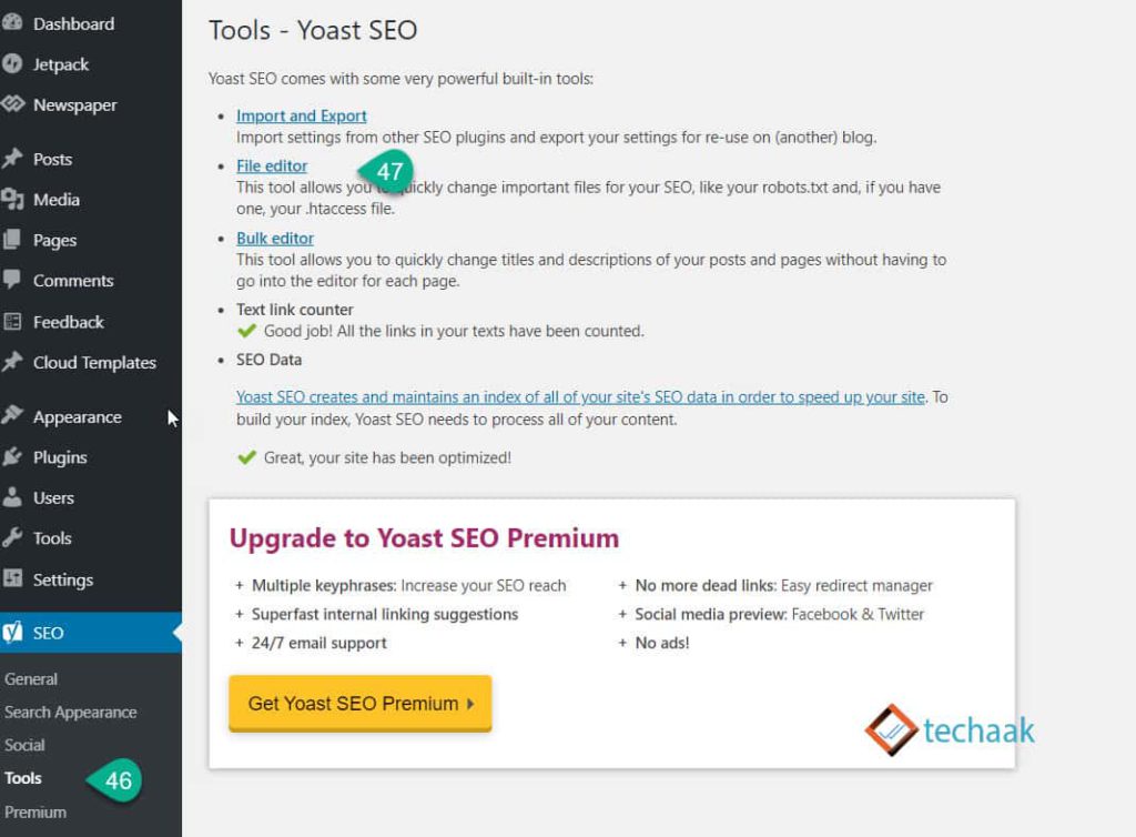 robots.txt settngs for the WordPress website