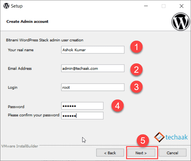 Set phpMyAdmin and wp-admin Password