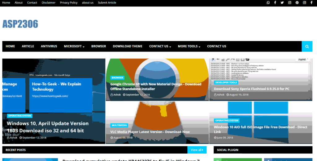 ASP2306 Blogger Template Download