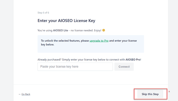 license key