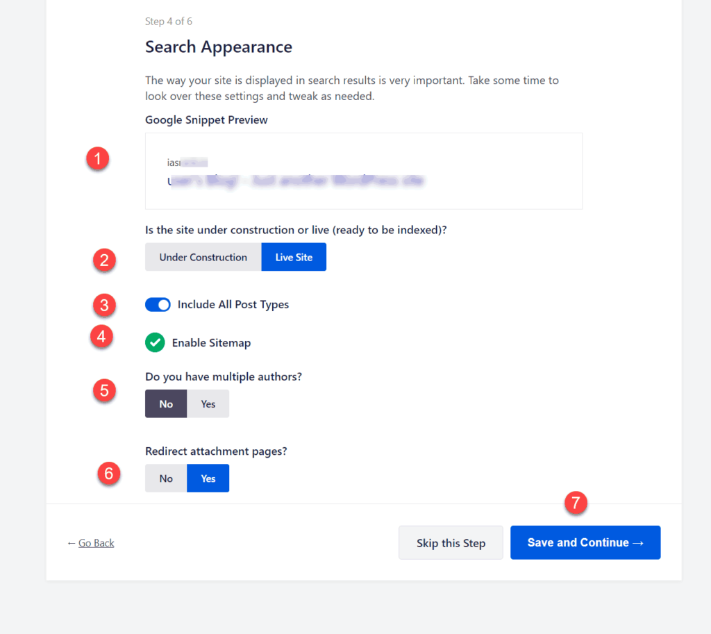 Search Appearance