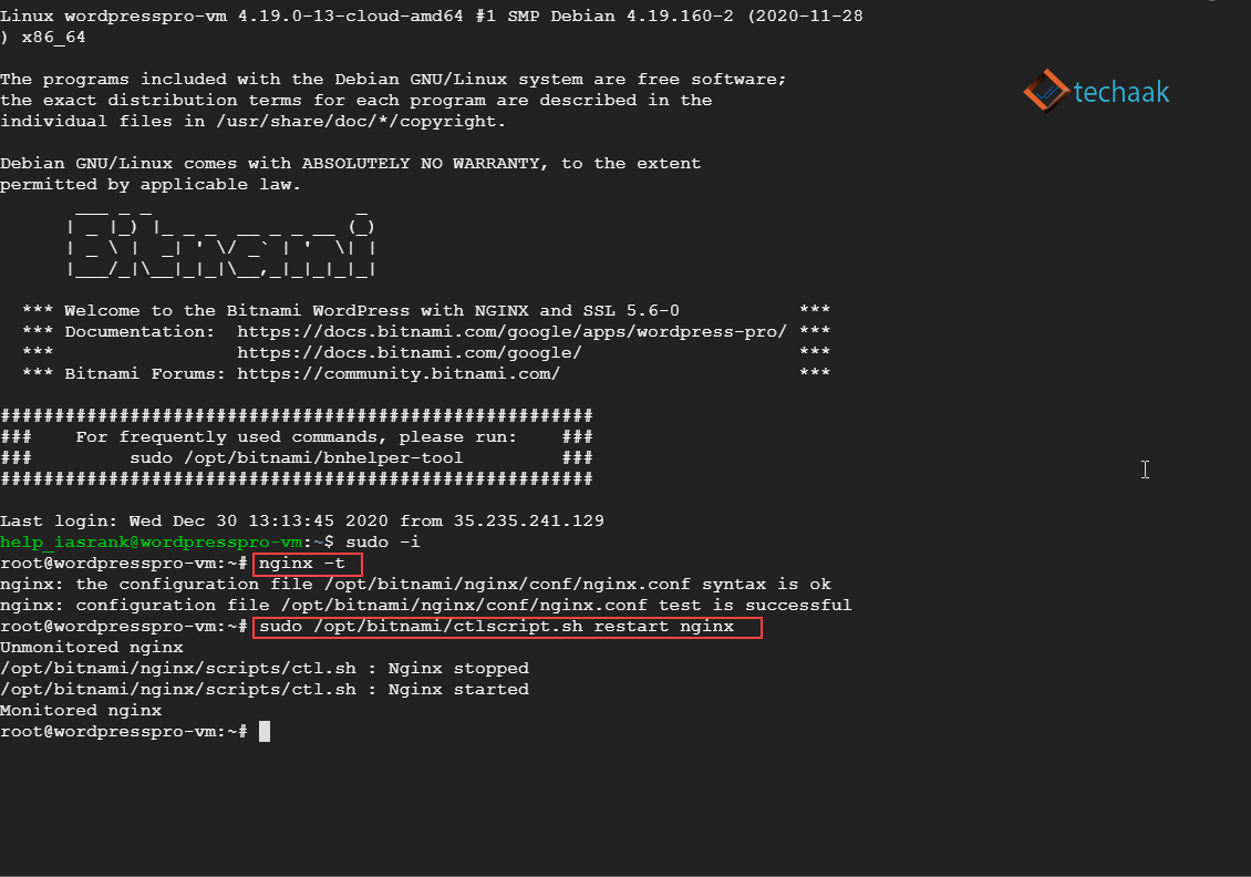 Test and Restart NGINX