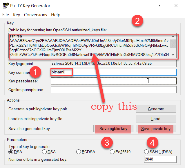 putty-ssh-key