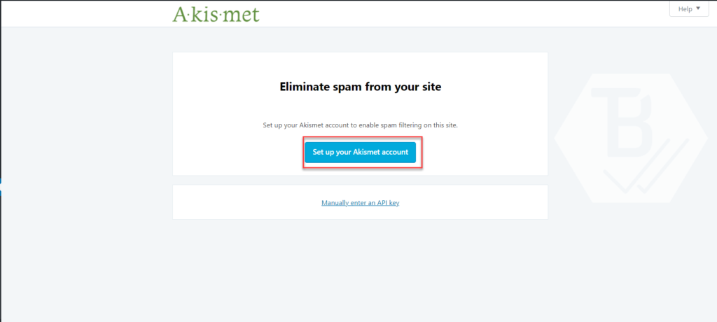Set up Akismet Plugin