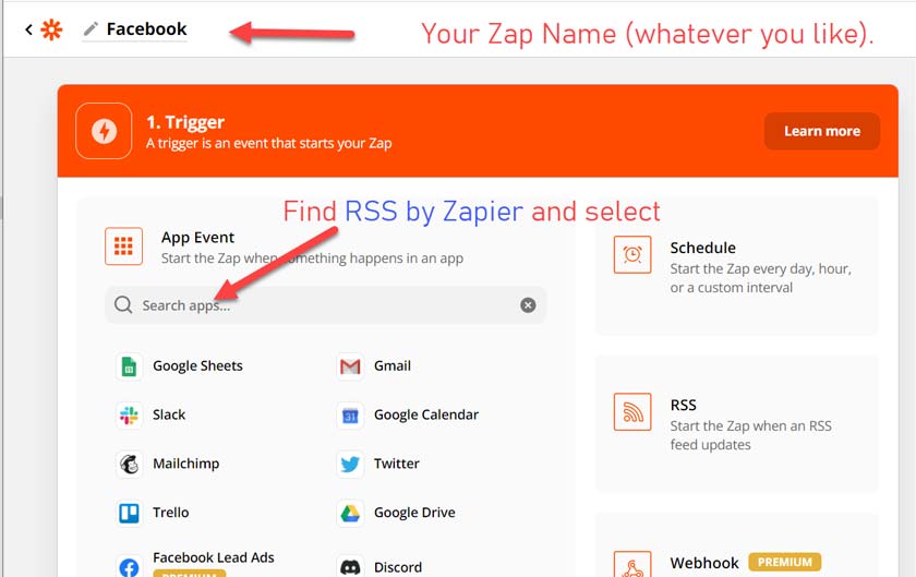 find fist app to zap in zapier