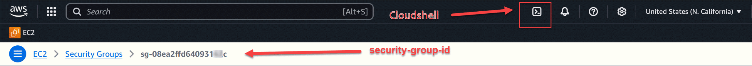 access aws cloudshell