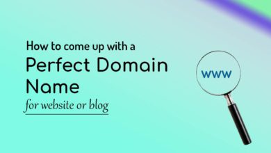 How to Choose a Perfect Domain Name for Website or Blog